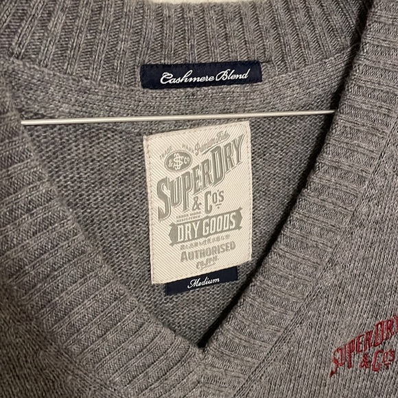 Superdry V-neck Sweater - Picture 2 of 3